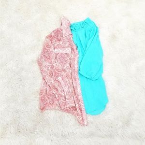 Two Size Medium Long Sleeve Blouses